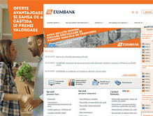 Tablet Screenshot of eximbank.com
